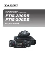 Yaesu FTM-200DR Advance Manual предпросмотр