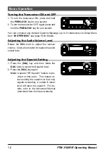 Предварительный просмотр 14 страницы Yaesu FTM-3100R Operating Manual