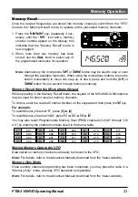 Предварительный просмотр 23 страницы Yaesu FTM-3100R Operating Manual