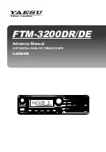 Yaesu FTM-3200DE Advance Manual предпросмотр