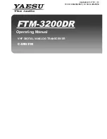 Preview for 1 page of Yaesu FTM-3200DR Operating Manual