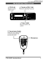 Preview for 3 page of Yaesu FTM-3200DR Operating Manual