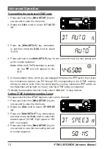 Preview for 12 page of Yaesu FTM-3207D Advance Manual