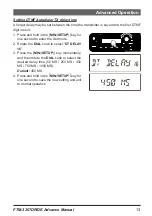 Preview for 13 page of Yaesu FTM-3207D Advance Manual