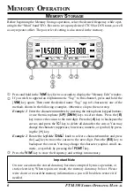 Preview for 8 page of Yaesu FTM-350 - APRS Operating Manual