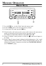 Предварительный просмотр 10 страницы Yaesu FTM-350 - APRS Operating Manual