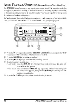 Предварительный просмотр 32 страницы Yaesu FTM-350 - APRS Operating Manual