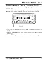 Предварительный просмотр 9 страницы Yaesu FTM-350AR Operating Manual