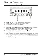 Предварительный просмотр 10 страницы Yaesu FTM-350AR Operating Manual