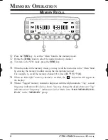 Предварительный просмотр 10 страницы Yaesu FTM-350R - APRS Manual