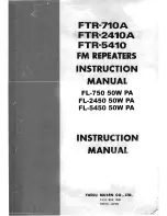 Yaesu FTR-710A Instruction Manual preview