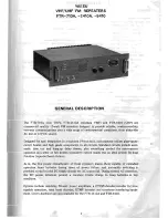 Preview for 3 page of Yaesu FTR-710A Instruction Manual