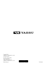 Предварительный просмотр 16 страницы Yaesu FTV-1000 Operating Manual