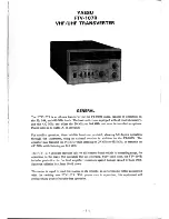 Предварительный просмотр 34 страницы Yaesu FTV-107R Instruction Manual