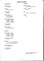 Preview for 4 page of Yaesu FTV-700 Instruction Manual