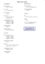 Preview for 4 page of Yaesu FTV-707 Instruction Manual