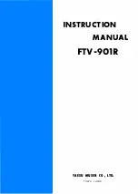 Preview for 1 page of Yaesu FTV-901R Instruction Manual