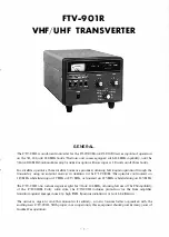 Preview for 3 page of Yaesu FTV-901R Instruction Manual