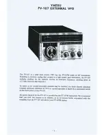 Предварительный просмотр 2 страницы Yaesu FV-107 Instruction Manual