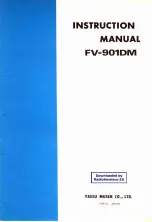 Yaesu FV-901DM Instruction Manual preview