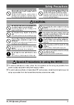 Preview for 5 page of Yaesu M-100 Manual