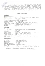 Preview for 4 page of Yaesu SK-2699R Operating Manual