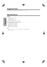 Preview for 8 page of Yaesu SP-2000 Operation Manual