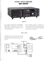 Preview for 2 page of Yaesu SP-901P Instruction Manual