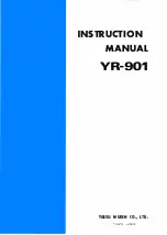 Preview for 1 page of Yaesu VR-901 Instruction Manual