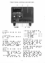 Предварительный просмотр 5 страницы Yaesu VR-901 Instruction Manual