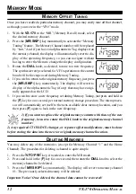 Preview for 34 page of Yaesu VX-170 Operating Manual