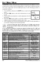 Preview for 70 page of Yaesu VX-170 Operating Manual