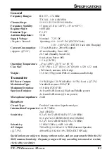 Preview for 83 page of Yaesu VX-170 Operating Manual