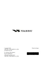 Preview for 88 page of Yaesu VX-170 Operating Manual