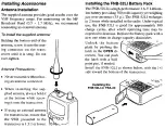 Предварительный просмотр 6 страницы Yaesu VX-1R Manual