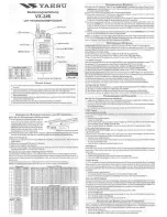 Preview for 4 page of Yaesu VX-246 Operating Manual