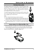 Предварительный просмотр 7 страницы Yaesu VX-2R Operating Manual