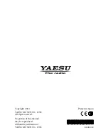 Preview for 132 page of Yaesu VX-3E Operating Manual