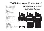 Yaesu VX-450 series Operating Manual preview