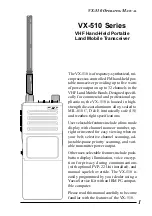 Предварительный просмотр 3 страницы Yaesu VX-510 Operating Manual