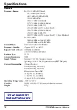 Предварительный просмотр 72 страницы Yaesu VX-5R Operating Manual