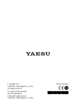 Preview for 112 page of Yaesu VX-6 Operating Manual