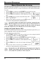 Preview for 22 page of Yaesu VX-60R Operating Manual