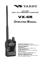 Yaesu VX-6R Operating Manual предпросмотр