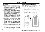 Preview for 8 page of Yaesu VXA-100 Operating Manual