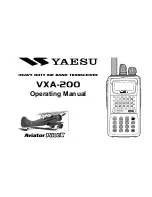 Yaesu VXA-200 Operating Manual preview