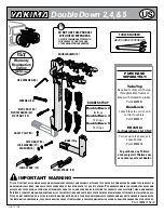 Preview for 1 page of Yakima 8002424 Installation Manual