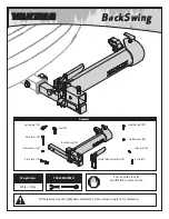 Yakima BackSwing Installation Instructions предпросмотр