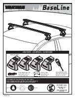 Yakima BaseLine Service Manual preview