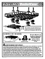 Предварительный просмотр 4 страницы Yakima BasketCase Quick Start Manual